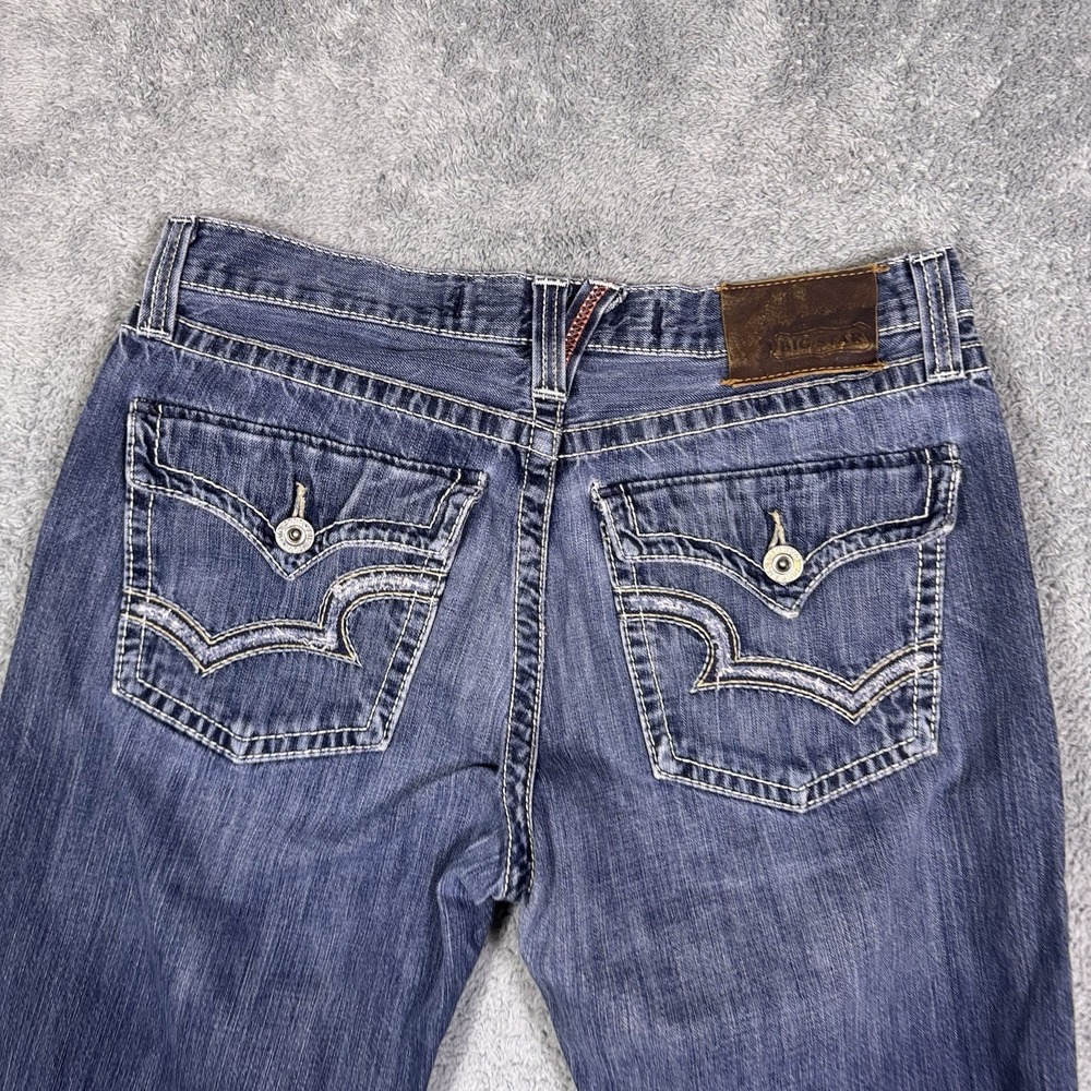 Big Star Jeans Men 34R Pioneer Flap Pocket Bootcut Cowboy Whisker 100% Cotton